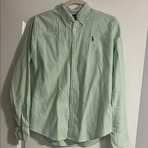 Ralph Lauren  Green Striped Shirt